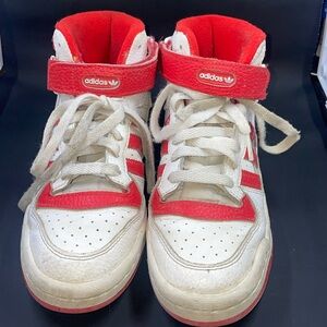 Adidas high top tennis shoes